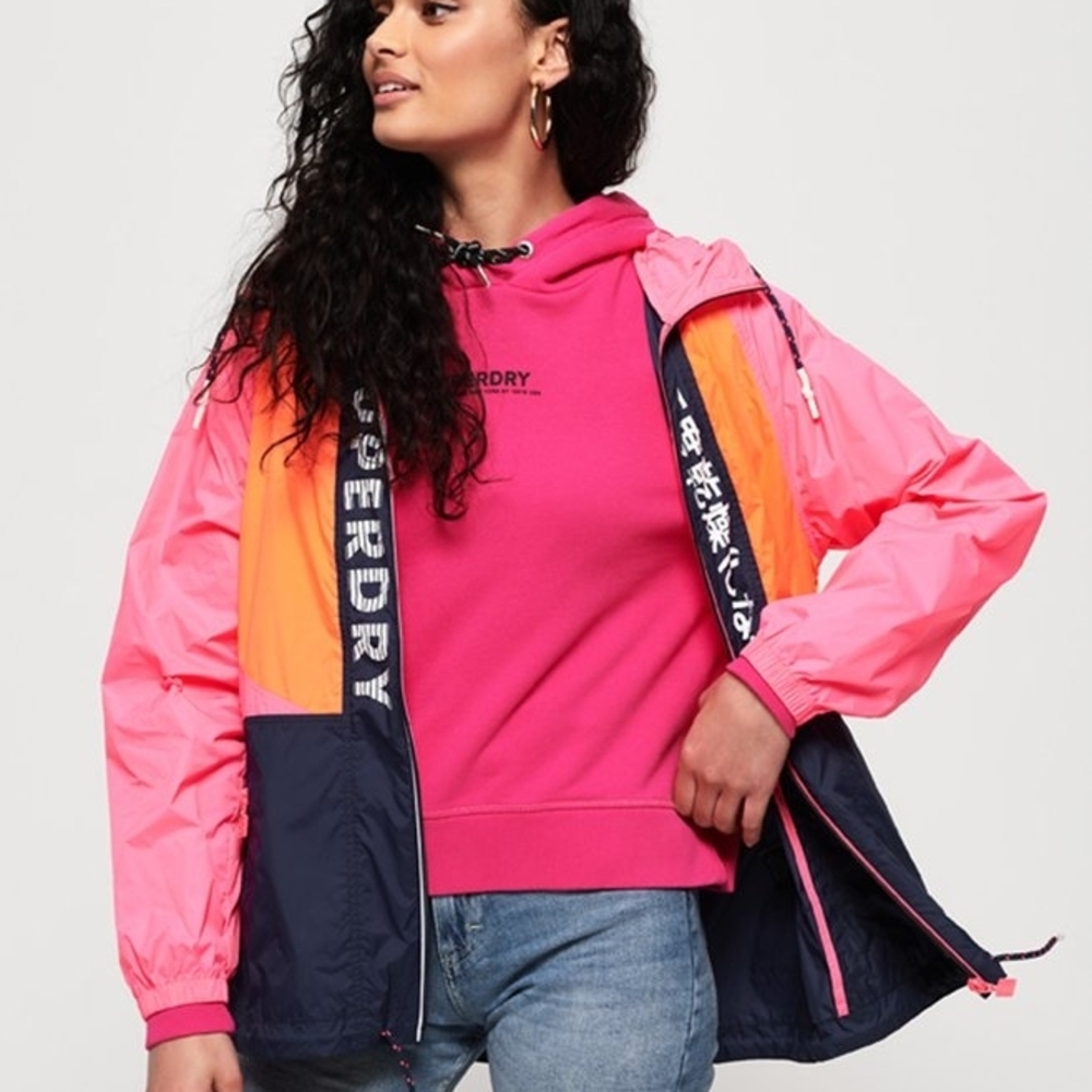 Superdry Women's Windbreaker Jacket Size US 4, EU 36, UK 8